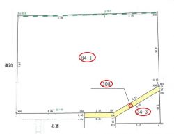浜田町土地測量図